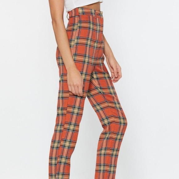 Nasty Gal Plaid Pants - Picture 3 of 9